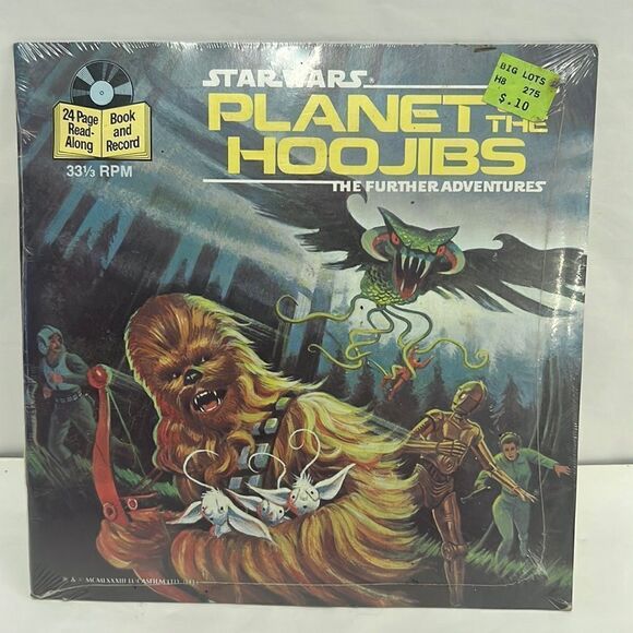 New in sealed plastic - Star Wars Plant of the Hopkins Book & Record Lp Vintage - Picture 1 of 4